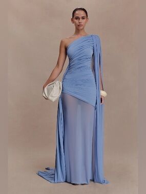terese off shoulder knit maxi dress Meshki - Meshki